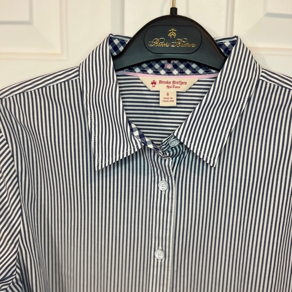 Brooks Brothers Red Fleece Women’s Tailored Fit Dress Shirt - Size 6 - Picture 1 of 8